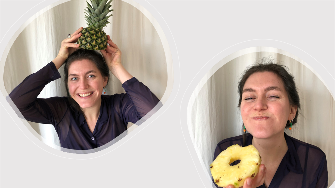 Spaß mit Ananas (© Clara Rittberger)